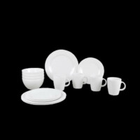 Zubehör für cook-inn Erweiterungsmodule - Gimex Geschirrset Edelweiss 16-teilig | Foto: © Gimex melamine & more GmbH