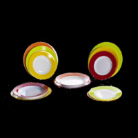 Zubehör für cook-inn Erweiterungsmodule - Gimex Geschirrset Rainbow 12-teilig | Foto: © Gimex melamine & more GmbH