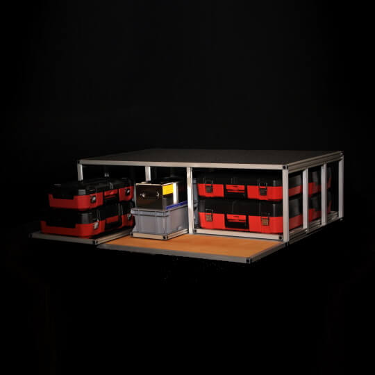 trade-boxx mit Werkstattmodulen | Komplettlösung für Handel und Handwerk von boxx-inn